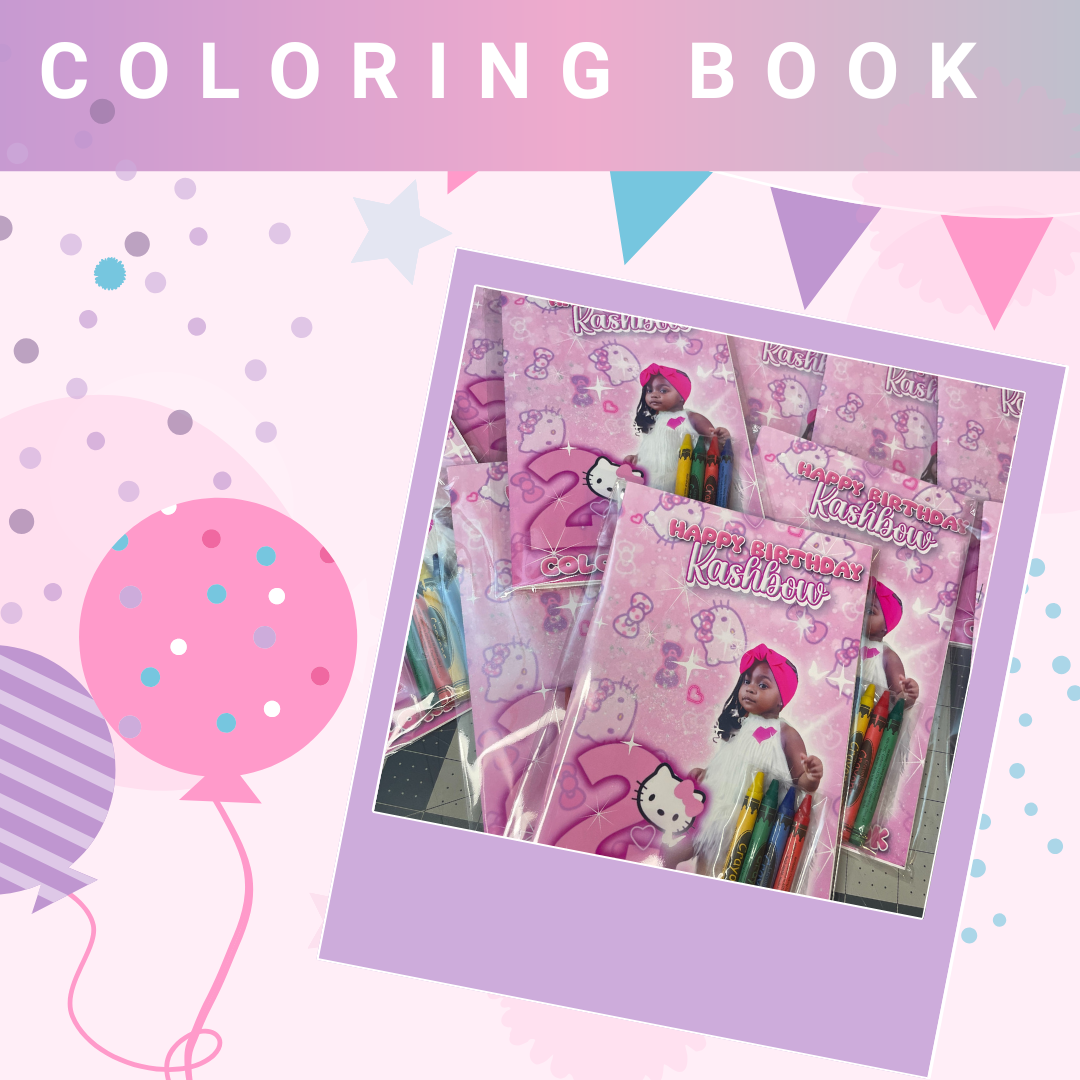 Coloring Books W/Crayons