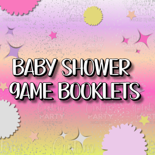 BABY SHOWER GAME BOOKLETS