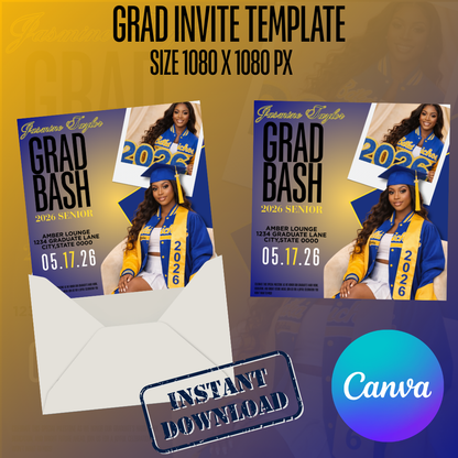 Grad Invite Template