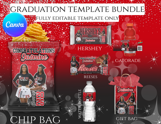Graduation template bundle Instant download
