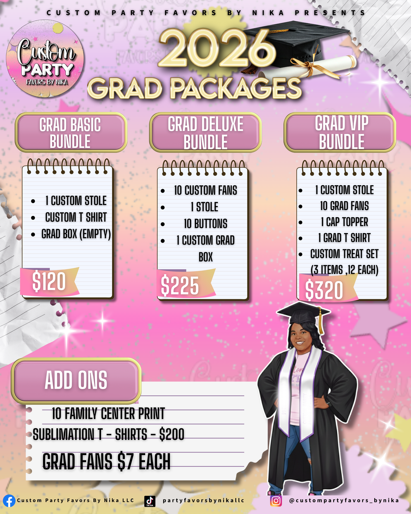 Graduation Party Packages