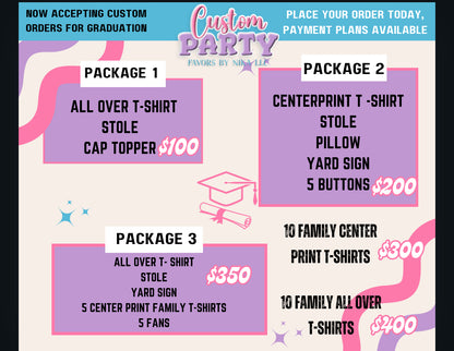 GRADUATION PACKAGES