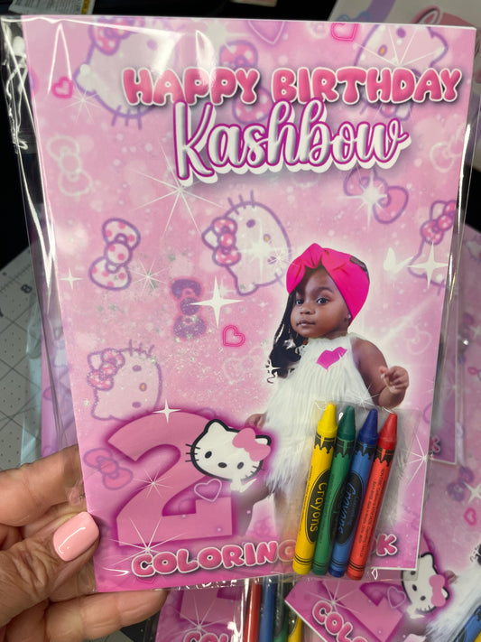 Coloring Books W/Crayons