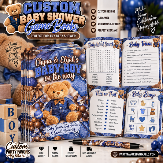 Baby Shower Game Booklets