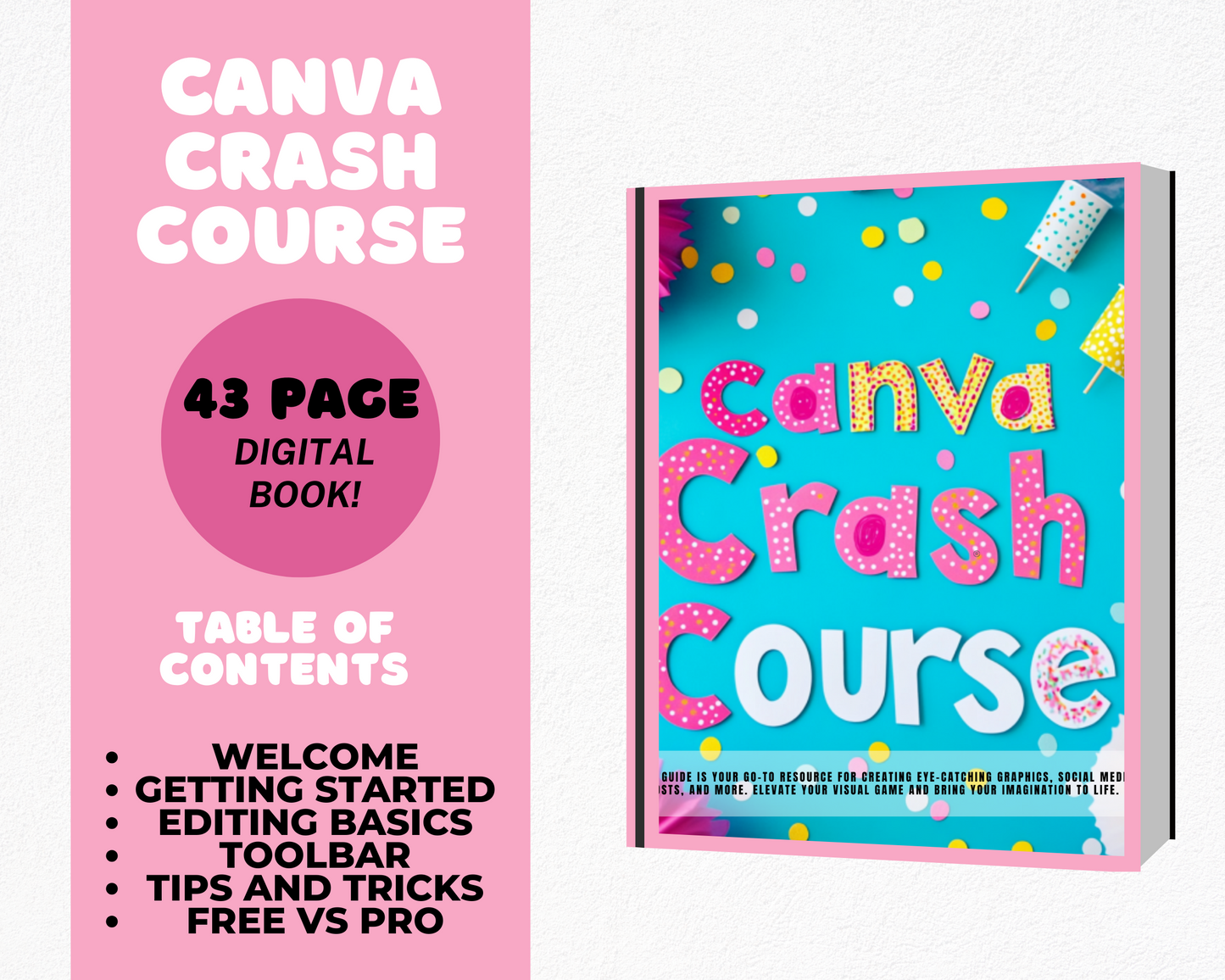 CANVA CRASH COURSE(DIGITAL BOOK)