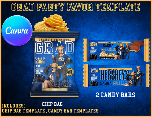 Grad Party Favor Templates