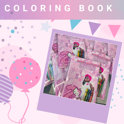 Coloring Books W/Crayons
