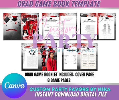 Grad Game Book Template