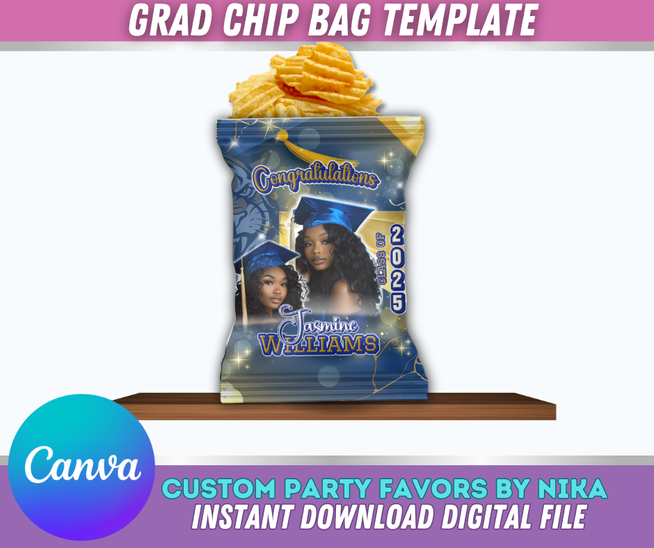 GRAD CHIP BAG TEMPLATE