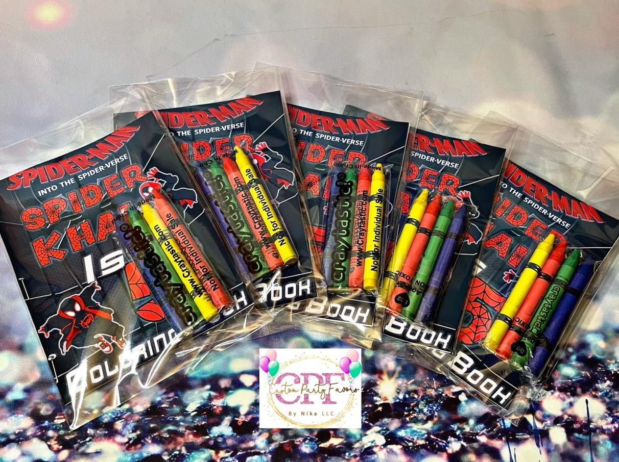 Coloring Books W/Crayons
