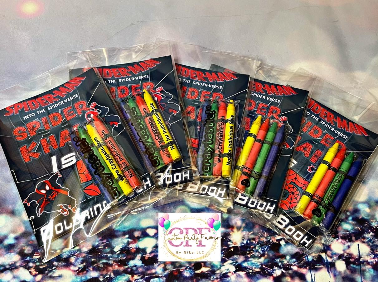 Custom Coloring Books #partyfavors #custompartyfavors