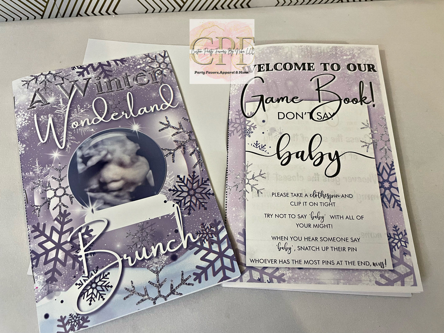 Baby Shower Game Books